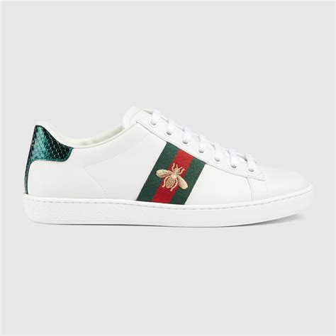 gucci ace sneakers with bee.